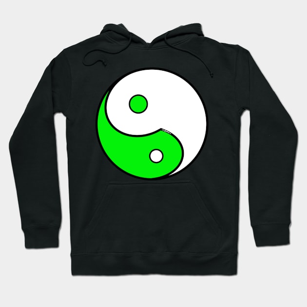 Yin Yang #24 Hoodie by Wolfgon Designs